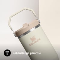 Termoska STANLEY 1913 Flip Straw Tumbler 890 ml – nerezový pohár so slamkou a viečkom, krémová farba 5