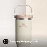 Termoska STANLEY 1913 Flip Straw Tumbler 890 ml – nerezový pohár so slamkou a viečkom, krémová farba 4