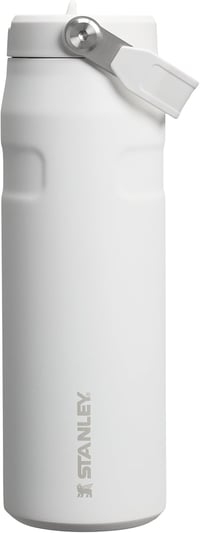 Stanley 1913 Flip Szívószálas Termikus Ivópalack 0,7L - 10 Órás Hűtés, BPA-Mentes, Szorítóhoz - 710 ml, Frost 1