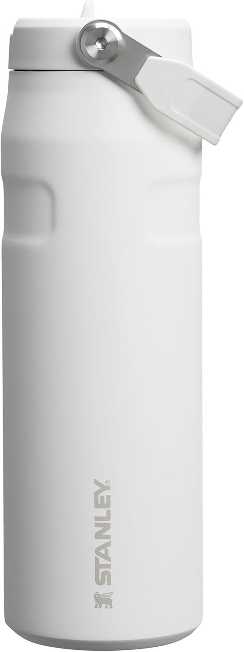 Stanley 1913 Flip Szívószálas Termikus Ivópalack 0,7L - 10 Órás Hűtés, BPA-Mentes, Szorítóhoz - 710 ml, Frost