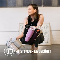 Stanley 1913 Quencher H2.0 Termikus Ivópalack 1,2L Szívószállal, 11 Órás Hűtés, Rozsdamentes Acél - 1,180 ml, Ash, Core 3