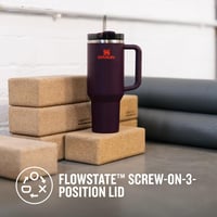 STANLEY 1913 Quencher H2.0 Flowstate Termosz 1,2L Szívószállal, 11 Óra Hűtés, Lila - 2-1,180 ml, Plum, Core 5