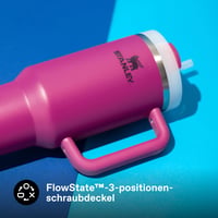 Termoska STANLEY 1913 Quencher H2.0 FlowState so slamkou, 1,2 l, fuchsiová, nehrdzavejúca oceľ, bez BPA, nápojový pohár, 11 hodín studené, 48 hodín ľadové 5