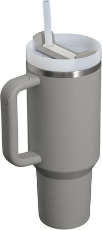 Stanley 1913 Quencher H2.0 Termikus Ivópalack 1,2L Szívószállal, 11 Órás Hűtés, Rozsdamentes Acél - 1,180 ml, Ash, Core 7
