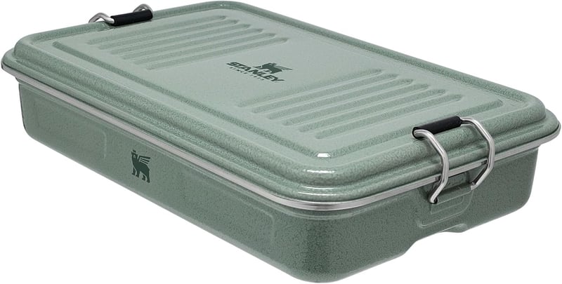 STANLEY 1913 Rozsdamentes Ételhordó 1.2L Zöld Szendvicses Doboz BPA-Mentes - 1,1 L, Hammertone Green