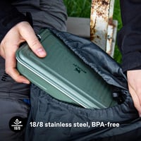 STANLEY 1913 Rozsdamentes Ételhordó 1.2L Zöld Szendvicses Doboz BPA-Mentes - 1,1 L, Hammertone Green 4