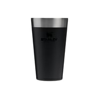 Cană de bere STANLEY Adventure Stacking 473 ml - Negru, oțel inoxidabil, izolare în vid, pereți dubli, fără BPA, compatibilă cu mașina de spălat vase 1