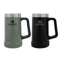 Vákuový pivný krígeľ Stanley Adventure 709 ml, farba Hammertone Green, s rukoväťou, z nehrdzavejúcej ocele, vhodný do umývačky riadu, udrží nápoj studený 7 hodín 8
