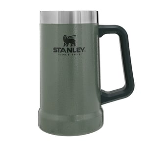 Stanley Adventure vakuum krigla za pivo 709 ml, Hammertone zelena, s ručkom, od nehrđajućeg čelika, periva u perilici posuđa, drži hladno 7 sati