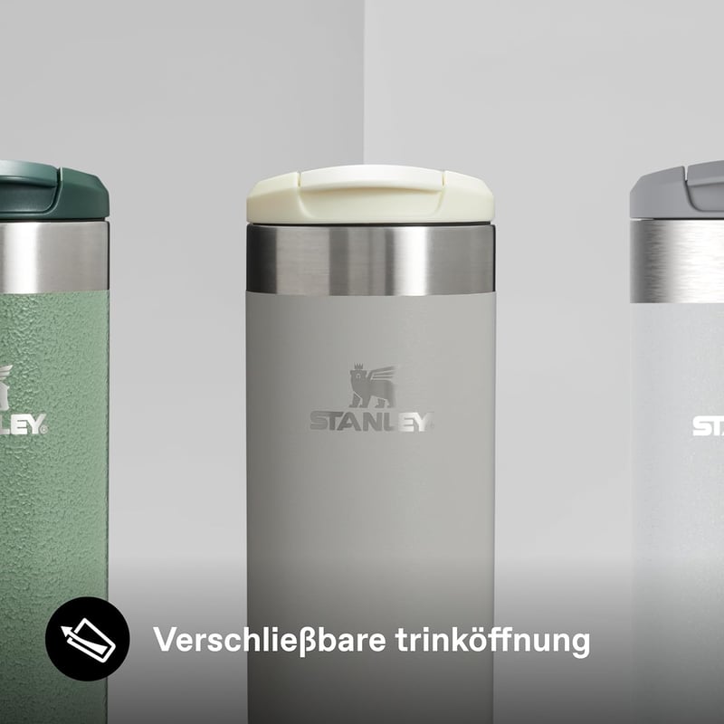Stanley Aerolight Transit 0,35L Termikus Utazó Bögre, 4 Óra Hőtartás, Autópoháradó - 0.35 L, Ash