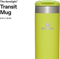 STANLEY Aerolight Transit 0,47L Termikus Utazó Bögre Sárga - 6 Óra Hőtartás, Autópoháradapter - 0.47 L, Electric Yellow 3