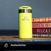 Cană Termo Stanley Aerolight Transit 0,35 L - Menține Băuturile Calde Până la 4 Ore - Lavabilă în Mașina de Spălat Vase - Cană de Cafea Etanșă - Compatibilă cu Suportul de Pahare Auto - Galben 4
