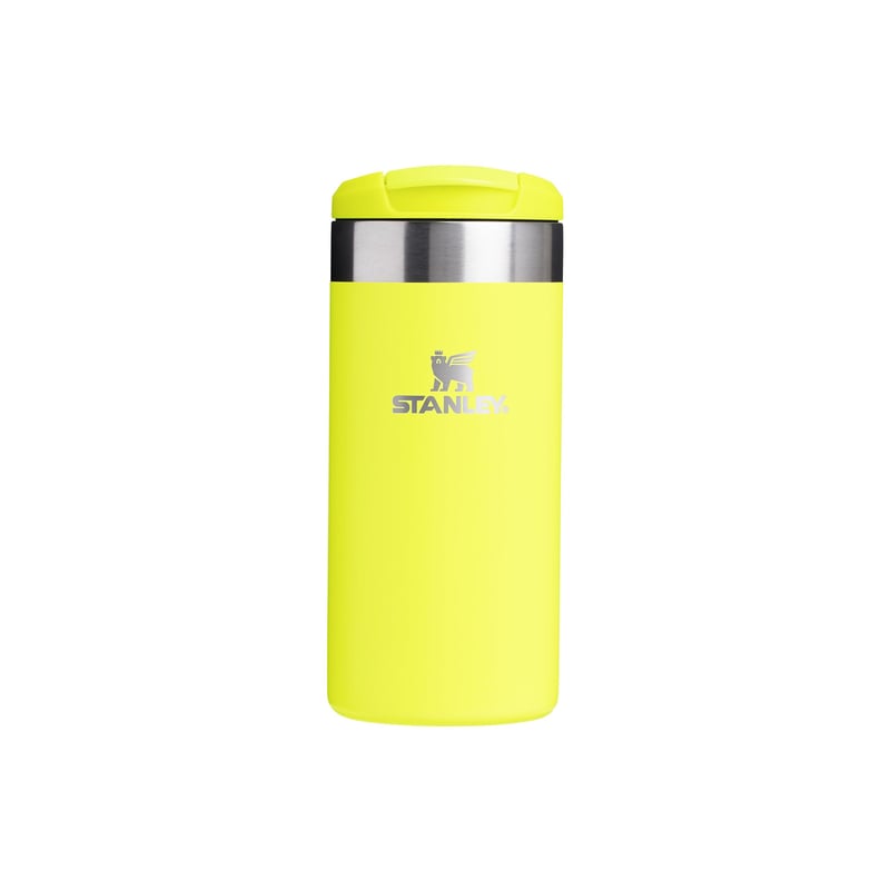 Cană Termo Stanley Aerolight Transit 0,35 L - Menține Băuturile Calde Până la 4 Ore - Lavabilă în Mașina de Spălat Vase - Cană de Cafea Etanșă - Compatibilă cu Suportul de Pahare Auto - Galben