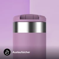 Cană Termos Stanley Aerolight Transit 0,35 L - Mov - Menține băutura caldă până la 4 ore - Lavabilă în mașina de spălat vase - Cană de cafea etanșă - Compatibilă cu suportul de pahar auto 5