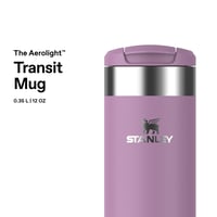 Cană Termos Stanley Aerolight Transit 0,35 L - Mov - Menține băutura caldă până la 4 ore - Lavabilă în mașina de spălat vase - Cană de cafea etanșă - Compatibilă cu suportul de pahar auto 3