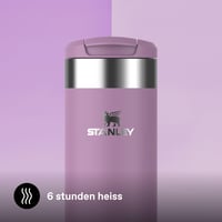 Cană Termos Stanley Aerolight Transit 0,35 L - Mov - Menține băutura caldă până la 4 ore - Lavabilă în mașina de spălat vase - Cană de cafea etanșă - Compatibilă cu suportul de pahar auto 4