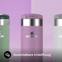 Cană Termos Stanley Aerolight Transit 0,35 L - Mov - Menține băutura caldă până la 4 ore - Lavabilă în mașina de spălat vase - Cană de cafea etanșă - Compatibilă cu suportul de pahar auto 7