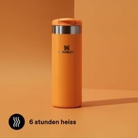 Termoska Stanley Aerolight Transit 0,47 l – Goldenrod Coral – Udrží nápoj teplý 6 hodín – Nepriepustná – Vhodná do umývačky riadu – Vhodná do držiaka v aute 4