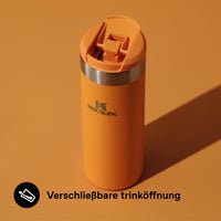 Termoska Stanley Aerolight Transit 0,47 l – Goldenrod Coral – Udrží nápoj teplý 6 hodín – Nepriepustná – Vhodná do umývačky riadu – Vhodná do držiaka v aute 7