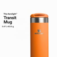 Termoska Stanley Aerolight Transit 0,47 l – Goldenrod Coral – Udrží nápoj teplý 6 hodín – Nepriepustná – Vhodná do umývačky riadu – Vhodná do držiaka v aute 3
