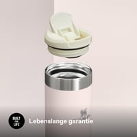 Cană Termică Stanley Aerolight Transit 0,6 L - Rozé - Menține Băutura Caldă 6 Ore - Etanșă - Lavabilă în Mașina de Spălat Vase - Compatibilă cu Suportul pentru Pahare Auto 5