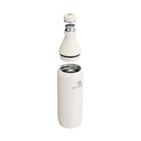 Sticlă de apă Stanley All Day Slim din oțel inoxidabil, 0,6 L - Termos, păstrează băuturile reci 6 ore sau 11 ore cu gheață - Fără BPA, etanșă, lavabilă în mașina de spălat vase - Crem 9