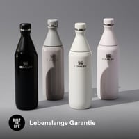 Sticlă de apă Stanley All Day Slim din oțel inoxidabil, 0,6 L - Termos, păstrează băuturile reci 6 ore sau 11 ore cu gheață - Fără BPA, etanșă, lavabilă în mașina de spălat vase - Crem 7