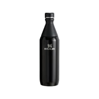 Sticlă de apă din oțel inoxidabil Stanley All Day Slim 0,6 L - Termos cu menținerea temperaturii scăzute timp de 6 ore, 11 ore cu gheață - Fără BPA, etanșă, lavabilă în mașina de spălat vase - Negru 1