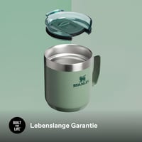 Cană termică Stanley Classic Legendary Camp Mug 0,35 L – Hammertone Green – cană de cafea pentru voiaj din oțel inoxidabil, fără BPA, lavabilă în mașina de spălat vase 7