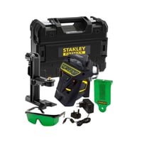 Nivelă laser cu linii Stanley FatMax FMHT1-77356 X3 verde - cu 3 linii transversale la 360°, autonivelantă, IP54, pentru utilizare la interior și exterior 1