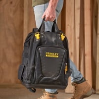 Rucsac pentru scule Stanley FatMax FMST1-80144, cu bază impermeabilă și spate căptușit, pentru șantiere și ateliere 10
