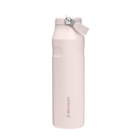 Fľaša na pitie Stanley Flip Straw 2.0 so slamkou, 1,06 l, ružová, 17 hodín chladenia, s ľadom 3 dni, nepriepustná, bez BPA, vhodná do umývačky riadu 1