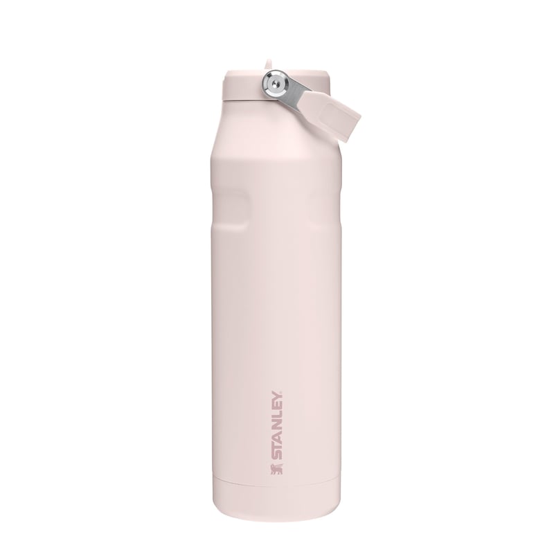 Fľaša na pitie Stanley Flip Straw 2.0 so slamkou, 1,06 l, ružová, 17 hodín chladenia, s ľadom 3 dni, nepriepustná, bez BPA, vhodná do umývačky riadu