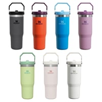 Termoska so slamkou Stanley Flip Straw Tumbler 0,89 l – Udrží nápoj studený 12+ hodín – Vhodná do umývačky riadu – Bez obsahu BPA – Farba: Frost 7