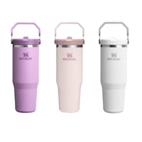Termoska Stanley Flip Straw Tumbler so slamkou 0,89 l – Rose Quartz – udrží chlad viac ako 12 hodín – bez obsahu BPA – vhodná do umývačky riadu – športová fľaša 10