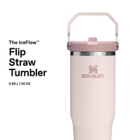 Termoska Stanley Flip Straw Tumbler so slamkou 0,89 l – Rose Quartz – udrží chlad viac ako 12 hodín – bez obsahu BPA – vhodná do umývačky riadu – športová fľaša 3