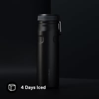 Stanley IceFlow 0.71L Twist Flip Termosz - 17 Órás Hűtés, Rozsdamentes Acél, Fekete - 710 ml, Black 2.0 3