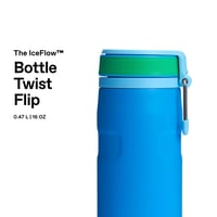 Nerezová fľaša Stanley IceFlow Bottle Twist Flip 0,47 l Azure – udrží nápoj studený 12 hodín, ľad 3 dni – bez BPA, nepriepustná, vhodná do umývačky riadu 3