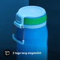 Nerezová fľaša Stanley IceFlow Bottle Twist Flip 0,47 l Azure – udrží nápoj studený 12 hodín, ľad 3 dni – bez BPA, nepriepustná, vhodná do umývačky riadu 5