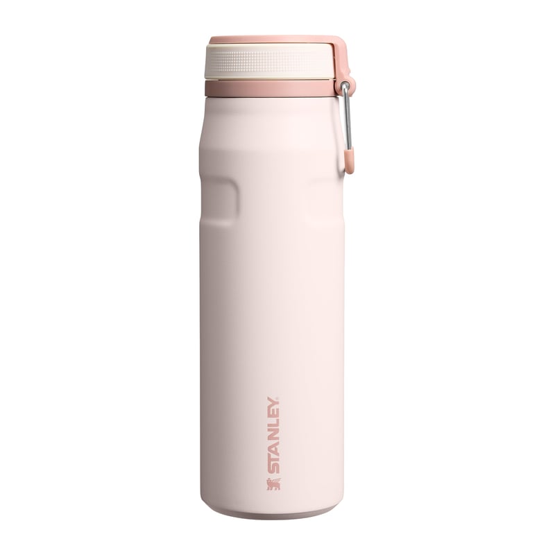 Nerezová fľaša Stanley IceFlow Flip Straw 0,71 l – Rose Quartz – 17 hodín chladenia, 4 dni ľadová, bez BPA, vhodná do umývačky riadu