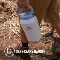 Termos Stanley IceFlow Flip Straw 2.0 Jug 1,9 l, čierna nerezová izolačná fľaša na vodu – používaná (stav: pozri 2. obrázok) 7