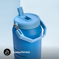 Fľaša Stanley IceFlow Flip Straw 2.0 1,9 l – Azúrovomodrá, bez BPA, nepriepustná, vhodná do umývačky riadu, udrží nápoj ľadovo studený 4 dni 7
