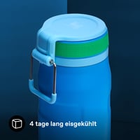 Nerezová fľaša Stanley IceFlow Twist Flip 0,7 l azúrovo modrá – udrží chlad 17 hodín, bez obsahu BPA, nepriepustná, vhodná do umývačky riadu 4
