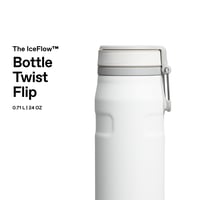 Nerezová fľaša Stanley IceFlow Twist Flip 0,7 l – Frost – udrží nápoj studený 17 hodín, ľadový až 4 dni, nepriepustná, bez BPA, vhodná do umývačky riadu 3