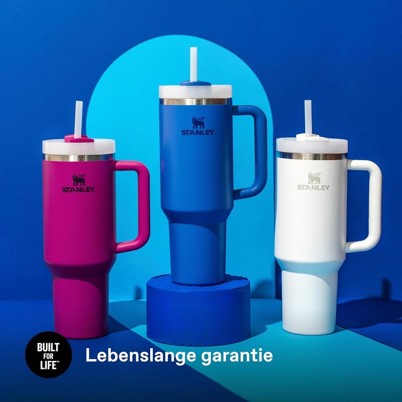 STANLEY Quencher H2.0 Flowstate 1,2L Termikus Ivópalack Szívószállal, 11 Órás Hűtés, Rozsdamentes Acél - 1,180 ml, Iris, Core