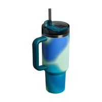Pohár Stanley Quencher H2.0 FlowState 1,2 l – Coastal Teal Motion | So slamkou, rukoväťou a vekom – Vhodný do umývačky riadu – Bez obsahu BPA 9