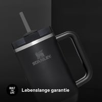Stanley Quencher H2.0 FlowState pohár 1,2 l čierny - so slamkou, rúčkou a viečkom, bez BPA, vhodný do umývačky riadu 6