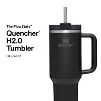Stanley Quencher H2.0 FlowState pohár 1,2 l čierny - so slamkou, rúčkou a viečkom, bez BPA, vhodný do umývačky riadu 3