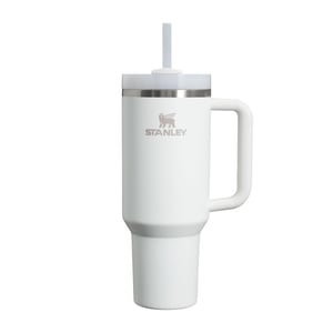Stanley Quencher H2.0 FlowState termo šalica 1,2 L - Frost bijela - sa slamkom i ručkom — malo oštećenje (stanje: vidi 2. sliku)
