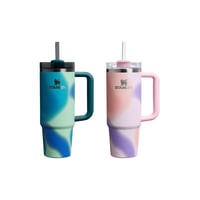 Termoska Stanley Quencher H2.0 Flowstate so slamkou 0,89 l - Coastal Teal Motion - Nerezová fľaša bez obsahu BPA - 9 hodín chladenia - 9